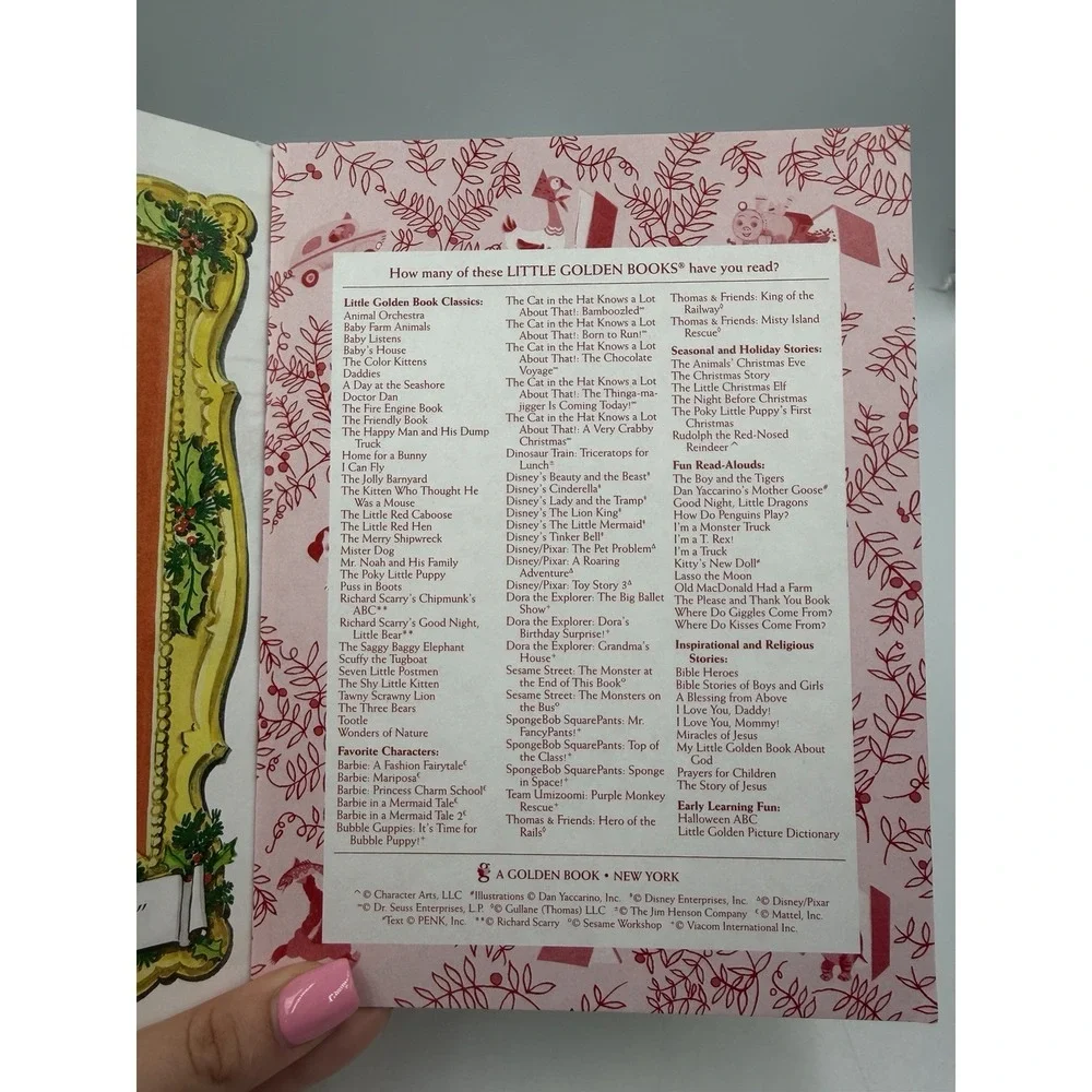 Vintage Little Golden Book - The Night Before Christmas - 1949 Edition